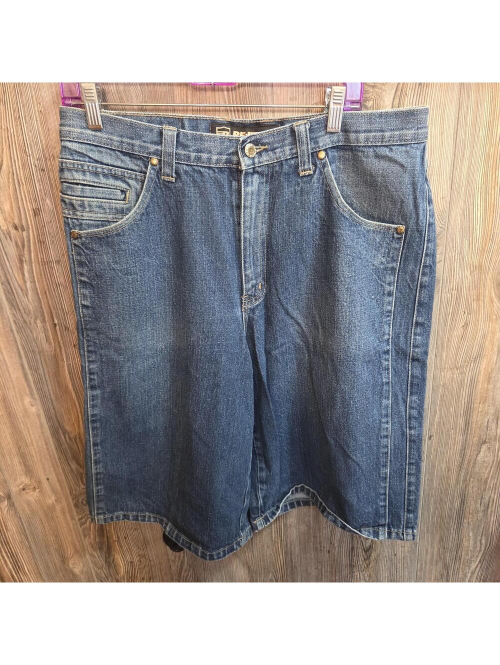 Reverb Denim Blue Jean Shorts Men Size 36x12 Y2K Skater Vintage Grunge Retro